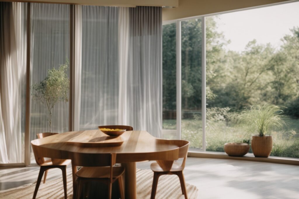 Nashville home interior with solar heat reduction window film