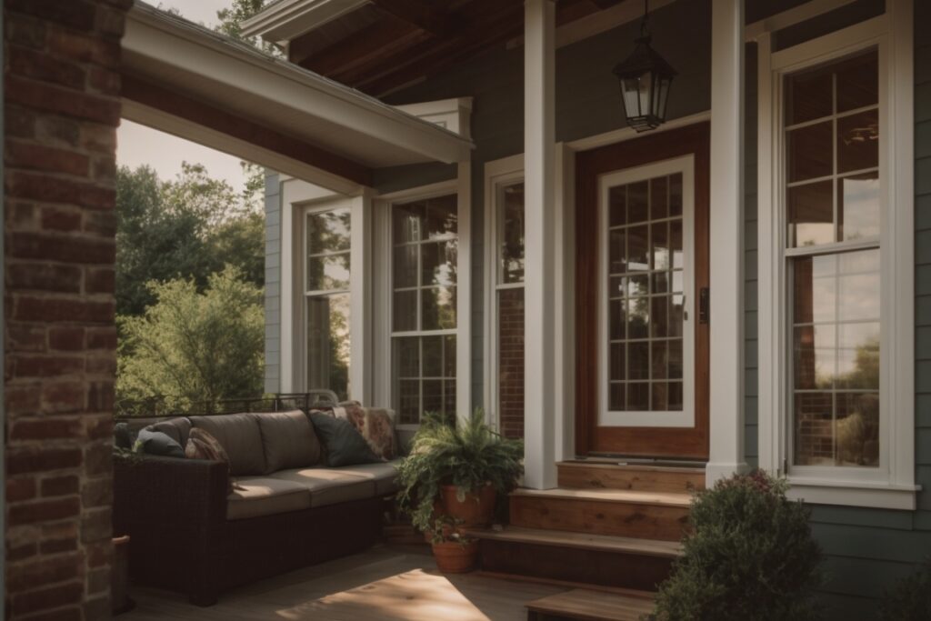 Nashville home with reflective window film, decreasing sunlight penetration
